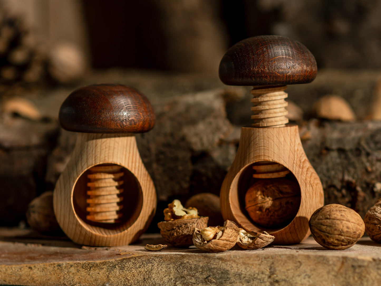 Nussknacker, Nussknacker Holz personalisiert, Nussknackerpilz aus Holz, Nussknacker Kinder, Nussknacker Senioren, Weihnachtsgeschenk