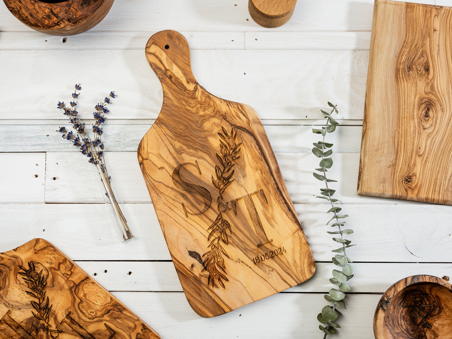Hochzeitsgeschenk mit Initialen, personalisiertes Holzschild zur Hochzeit, Silberhochzeit, Goldene Hochzeit, Brautpaar, Hochzeitsdatum