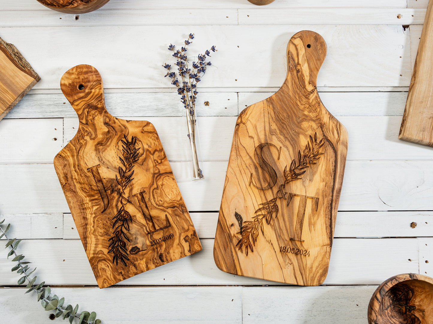 Hochzeitsgeschenk mit Initialen, personalisiertes Holzschild zur Hochzeit, Silberhochzeit, Goldene Hochzeit, Brautpaar, Hochzeitsdatum