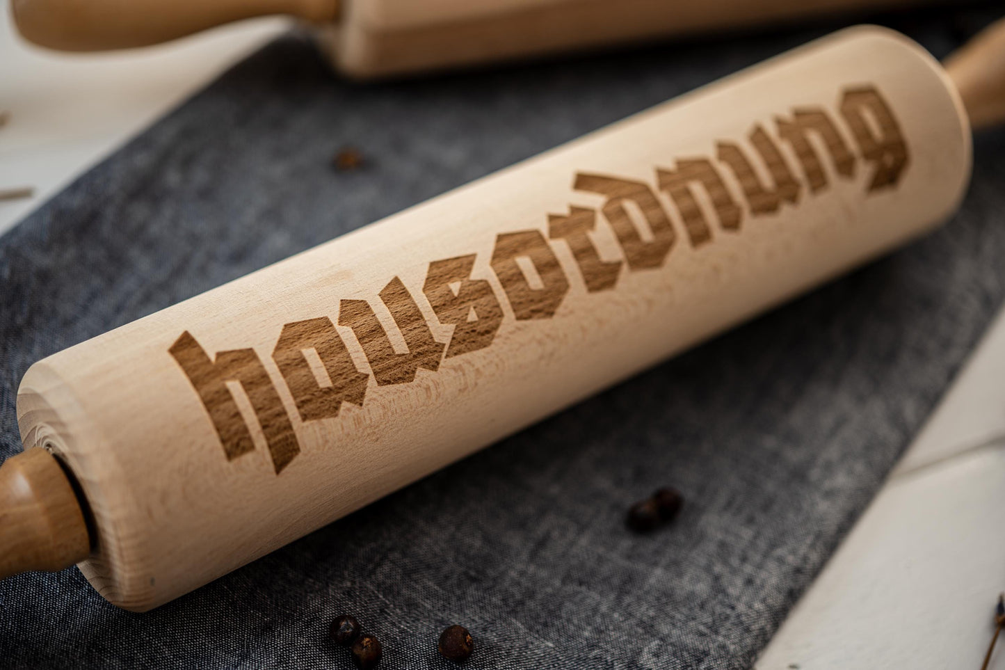 Teigrolle Hausordnung | Spaßgeschenk | Nudelholz | Wellholz | Hausordnung | Backen Geschenk | Geschenk Backen | Backen personalisiert