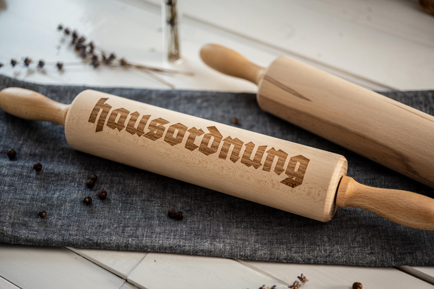 Teigrolle Hausordnung | Spaßgeschenk | Nudelholz | Wellholz | Hausordnung | Backen Geschenk | Geschenk Backen | Backen personalisiert