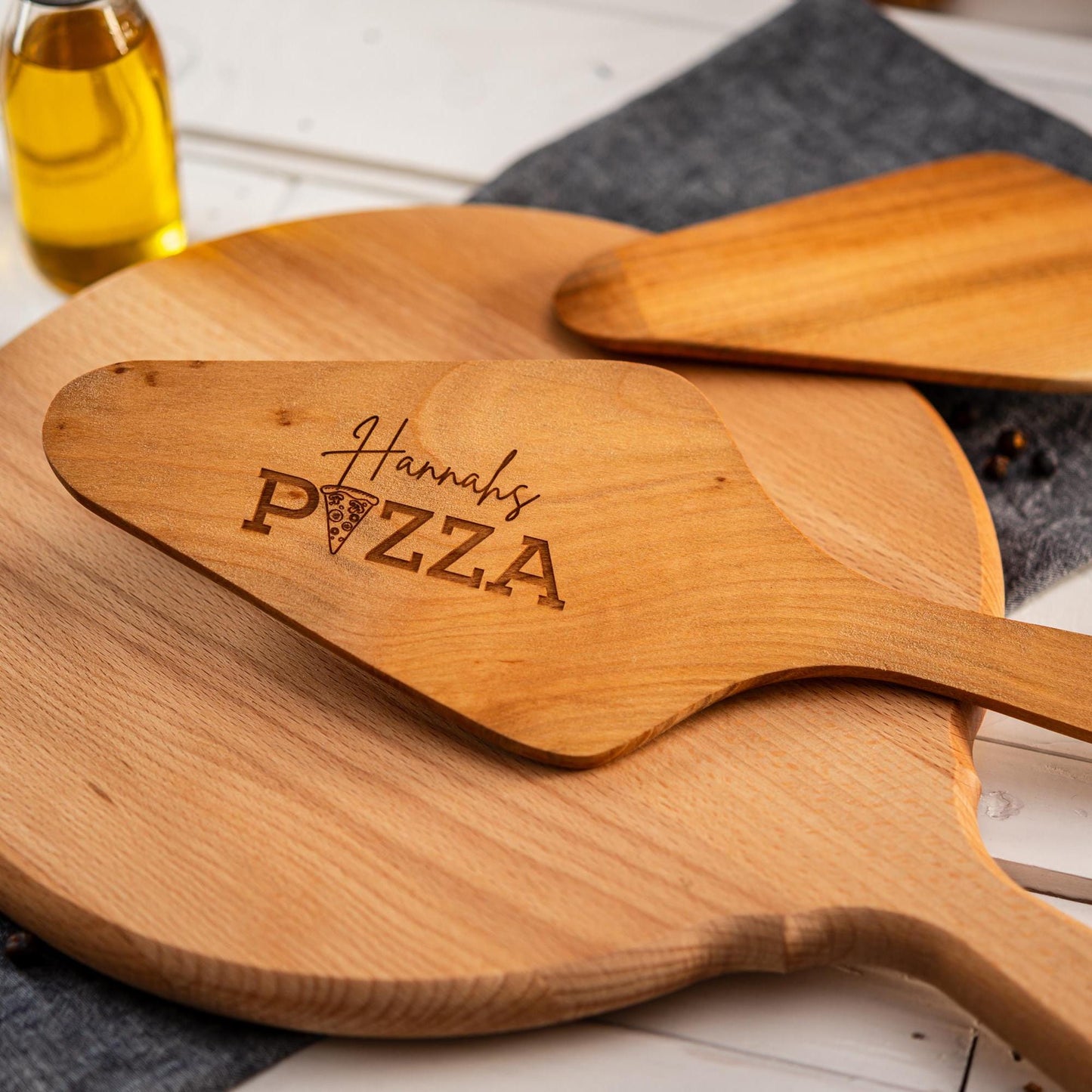Pizzaheber, Pizzaschaufel personalisiert, Pizzabäcker, Pizzateller, Wunschgravur, Pizzageschenk, Tortenheber, Kuchenheber, Pizzagadget