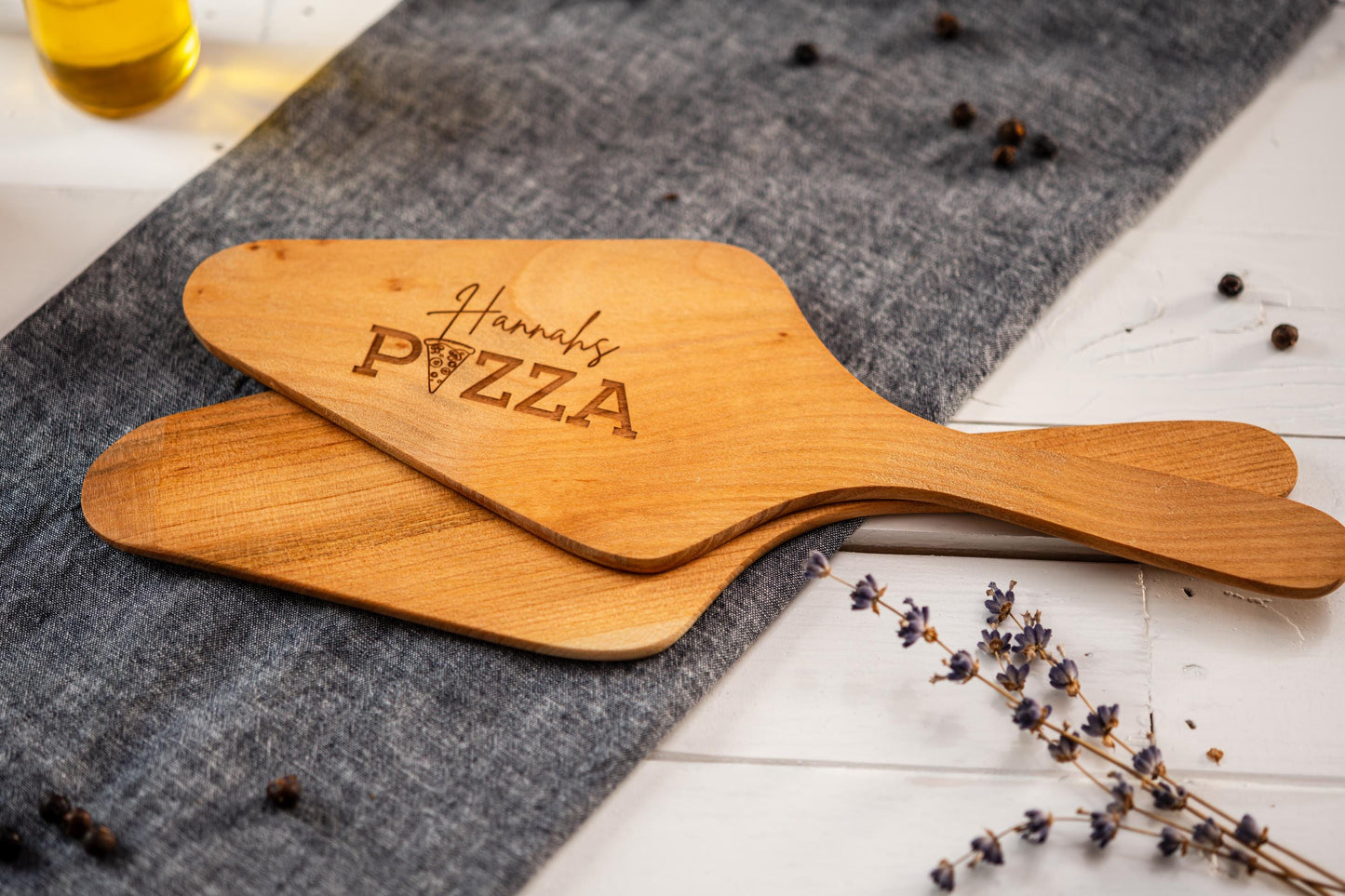 Pizzaheber, Pizzaschaufel personalisiert, Pizzabäcker, Pizzateller, Wunschgravur, Pizzageschenk, Tortenheber, Kuchenheber, Pizzagadget