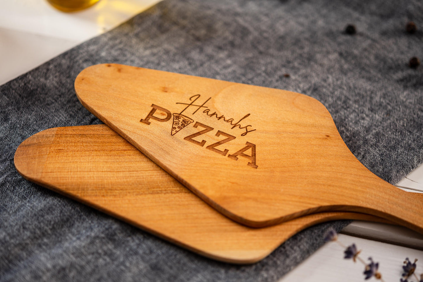 Pizzaheber, Pizzaschaufel personalisiert, Pizzabäcker, Pizzateller, Wunschgravur, Pizzageschenk, Tortenheber, Kuchenheber, Pizzagadget