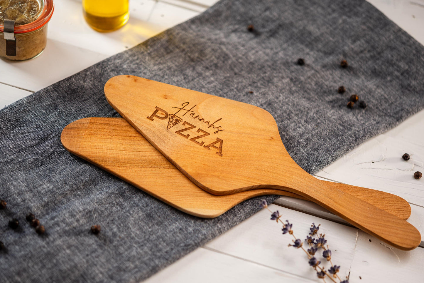 Pizzaheber, Pizzaschaufel personalisiert, Pizzabäcker, Pizzateller, Wunschgravur, Pizzageschenk, Tortenheber, Kuchenheber, Pizzagadget