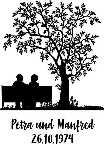 Personalisiertes Schneidebrett, Geschenk zur Hochzeit, Lebensbaum, Name und Hochzeitsdatum, Geschenk für Paare, Geschenk Hochzeitstag