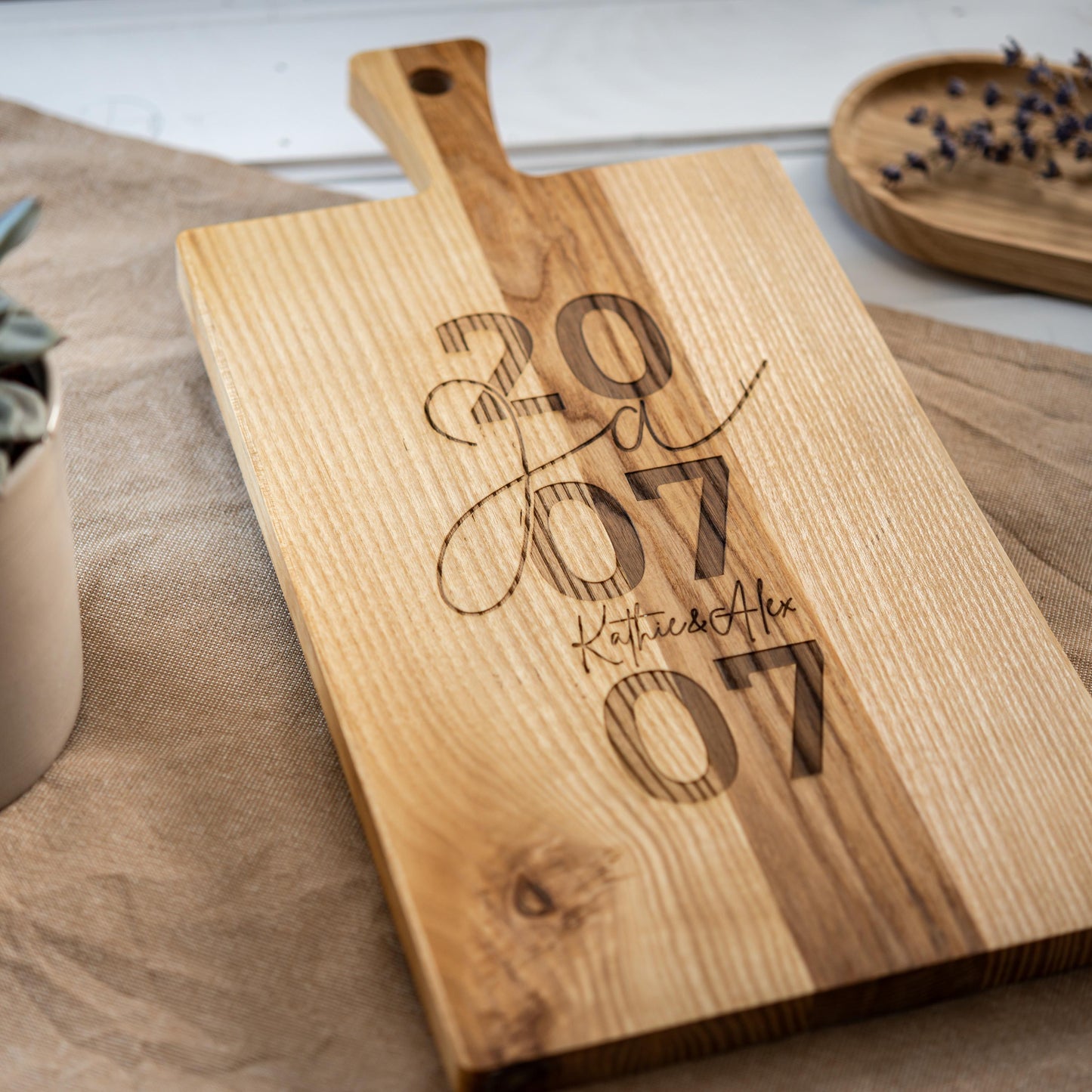 HOLZBRETT "JA" + Hochzeitsdatum, personalisiertes Hochzeitsschild, Holzschild Hochzeitstag, Jahrestag, Geschenk Brautpaar, Hochzeitsgeschenk