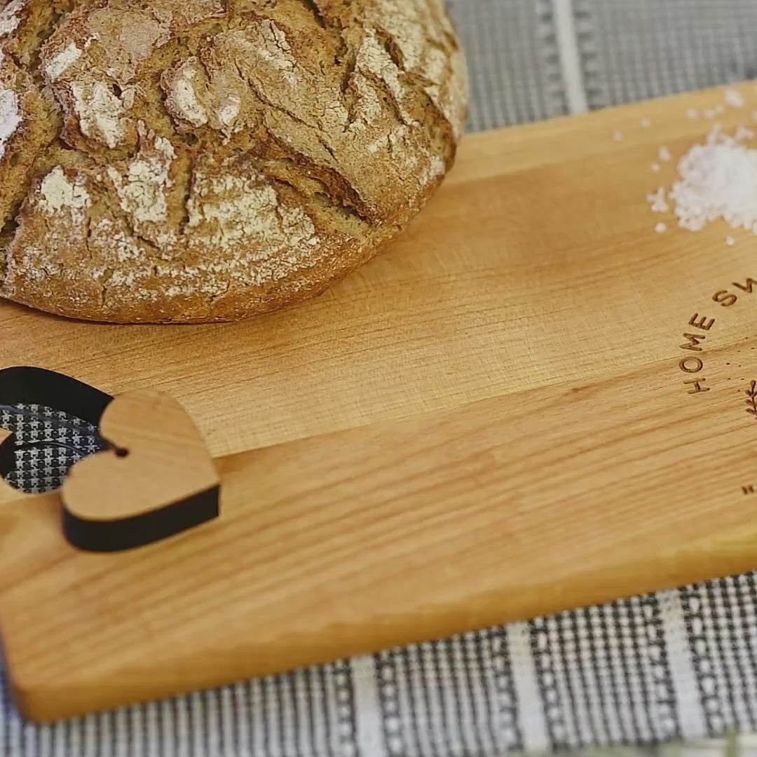Einweihung Geschenk, Brot und Salz, Geschenk Einzug, Geschenk Richtfest, Einweihungsgeschenk, Umzug, Hausbau, personalisiertes Schneidebrett