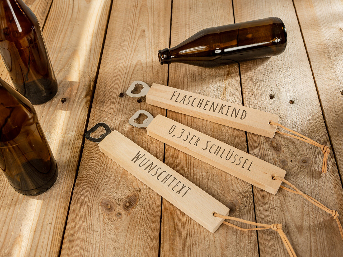 XXL Flaschenöffner personalisiert mit Gravur - Bierflaschenöffner, Geschenkidee für Papa, Mann, Freund & Opa, Öffner für echte Männer