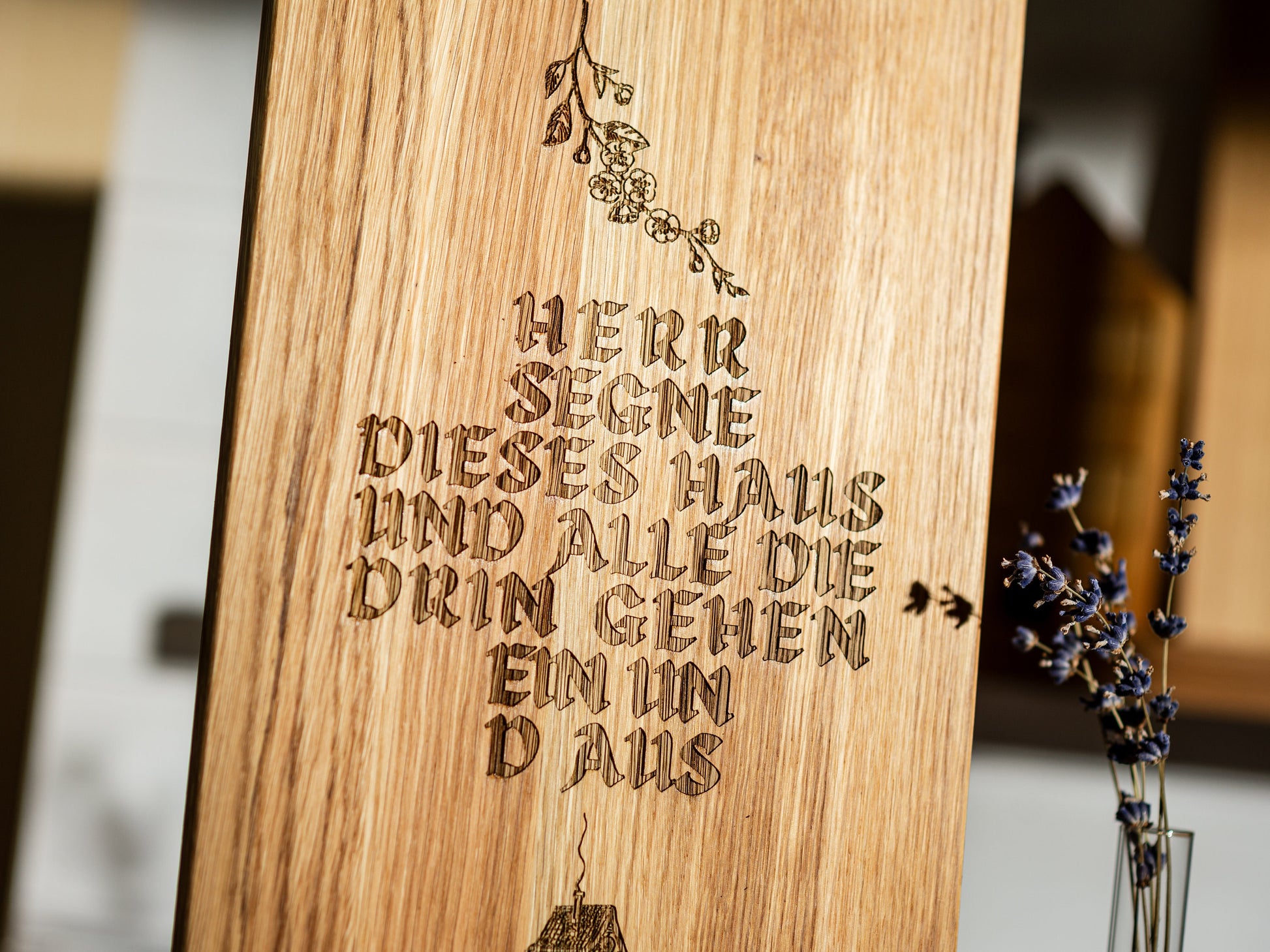 Herr segne dieses Haus, Holzschild, Geschenkidee Richtfest, Geschenk Einzug, Haussegen, Nachbarschaft, Einzugsgeschenk, Umzugsgeschenk