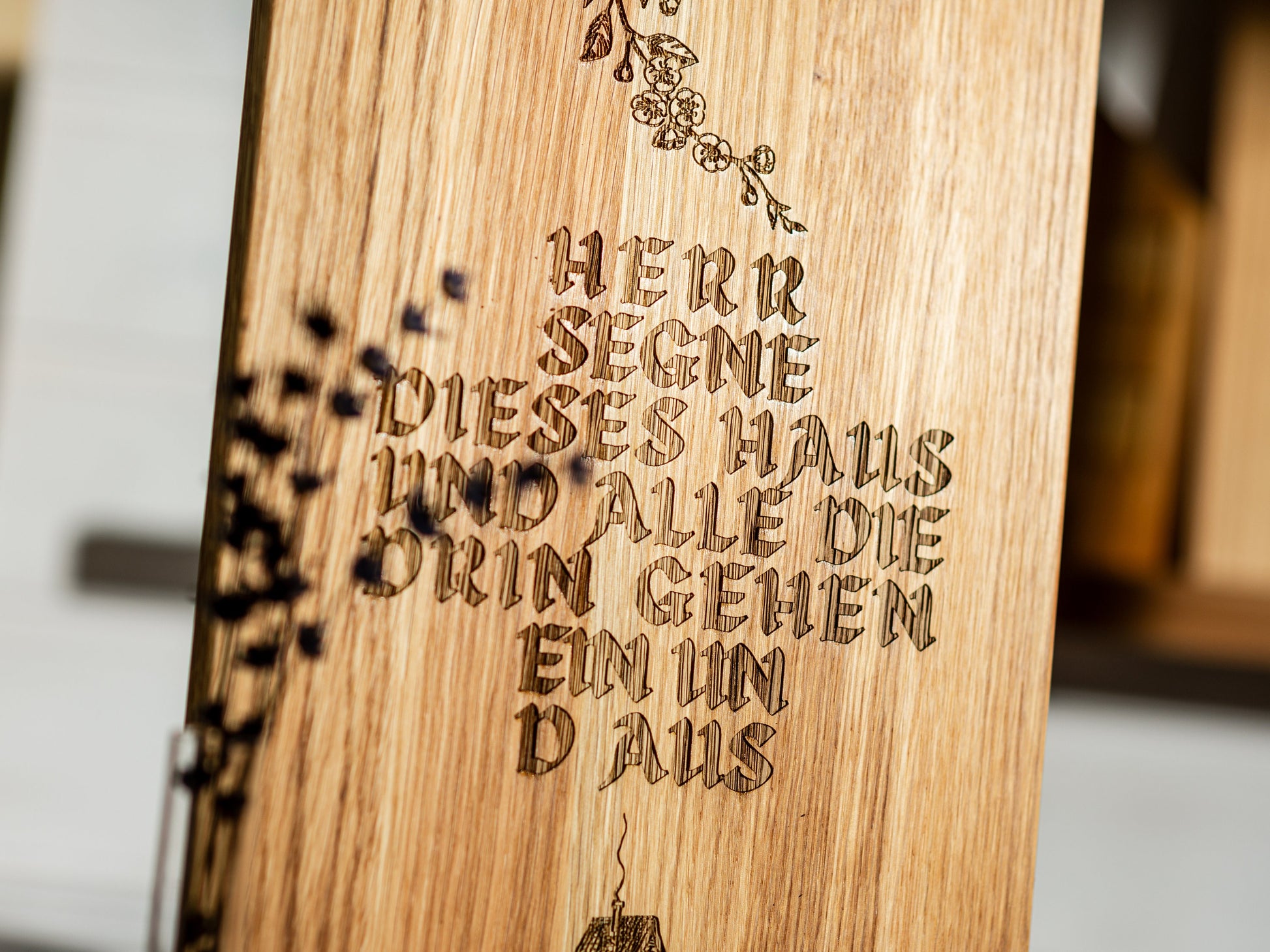 Herr segne dieses Haus, Holzschild, Geschenkidee Richtfest, Geschenk Einzug, Haussegen, Nachbarschaft, Einzugsgeschenk, Umzugsgeschenk