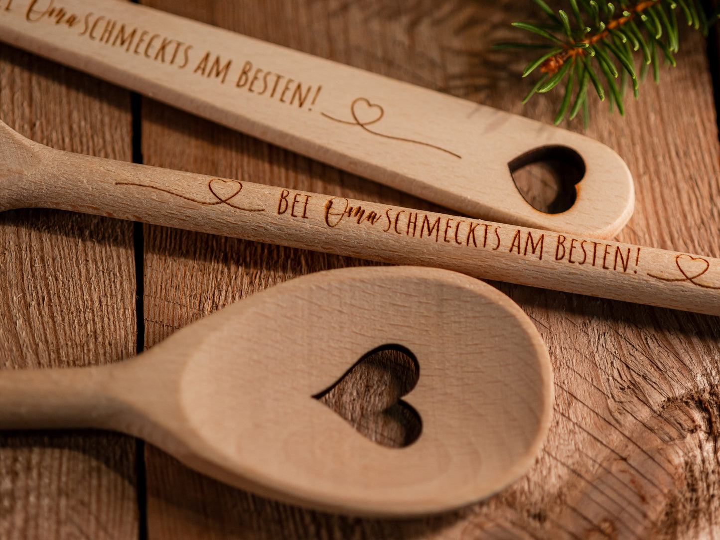SET Pfannenwender + Löffel personalisiert, Geschenk + Wunschgravur, Geschenkidee, Hobbykoch, Küchenutensilien, Weihnachten, Oma, Sternekoch