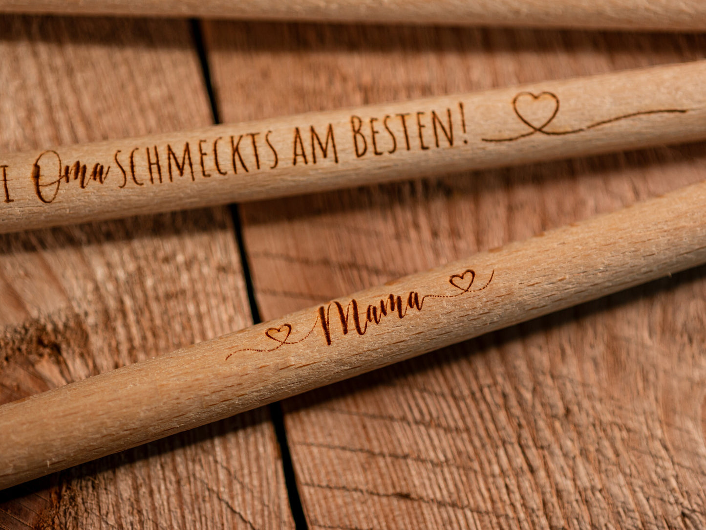 SET Pfannenwender + Löffel personalisiert, Geschenk + Wunschgravur, Geschenkidee, Hobbykoch, Küchenutensilien, Weihnachten, Oma, Sternekoch