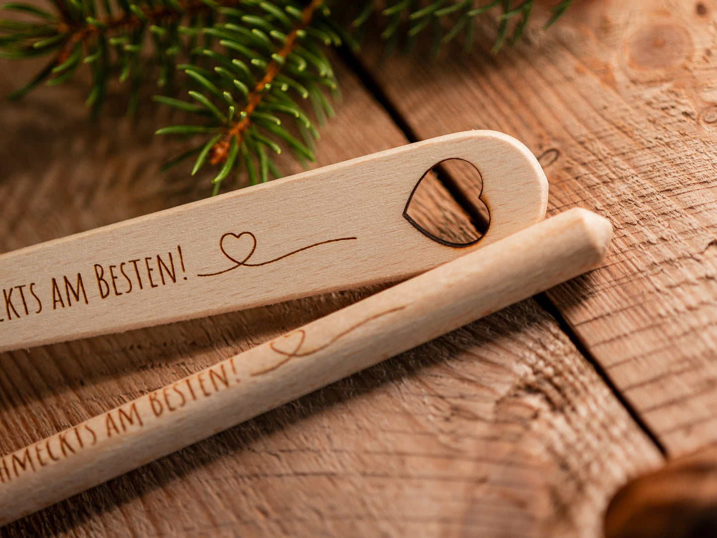 SET Pfannenwender + Löffel personalisiert, Geschenk + Wunschgravur, Geschenkidee, Hobbykoch, Küchenutensilien, Weihnachten, Oma, Sternekoch