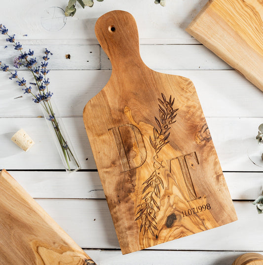 Hochzeitsgeschenk mit Initialen, personalisiertes Holzschild zur Hochzeit, Silberhochzeit, Goldene Hochzeit, Brautpaar, Hochzeitsdatum