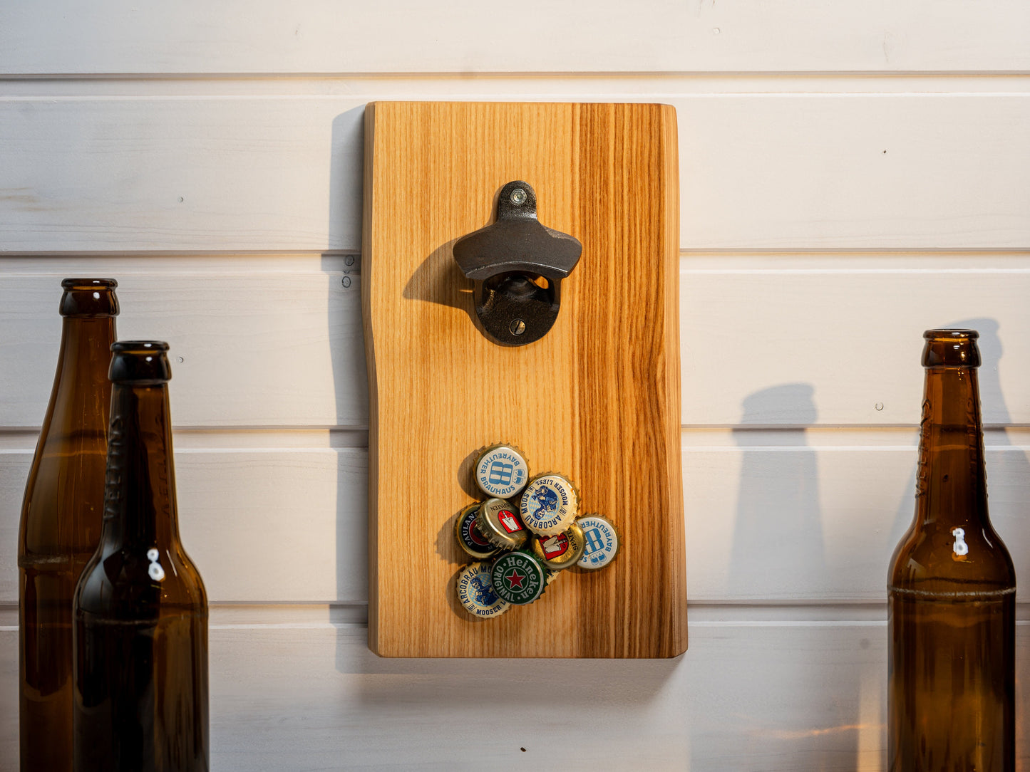 Wandflaschenöffner, Flaschenöffner Wand, Bieröffner, Geschenk für Männer, Vatertagsgeschenk, Grillecke, Öffner Magnet, Weihnachtsgeschenk