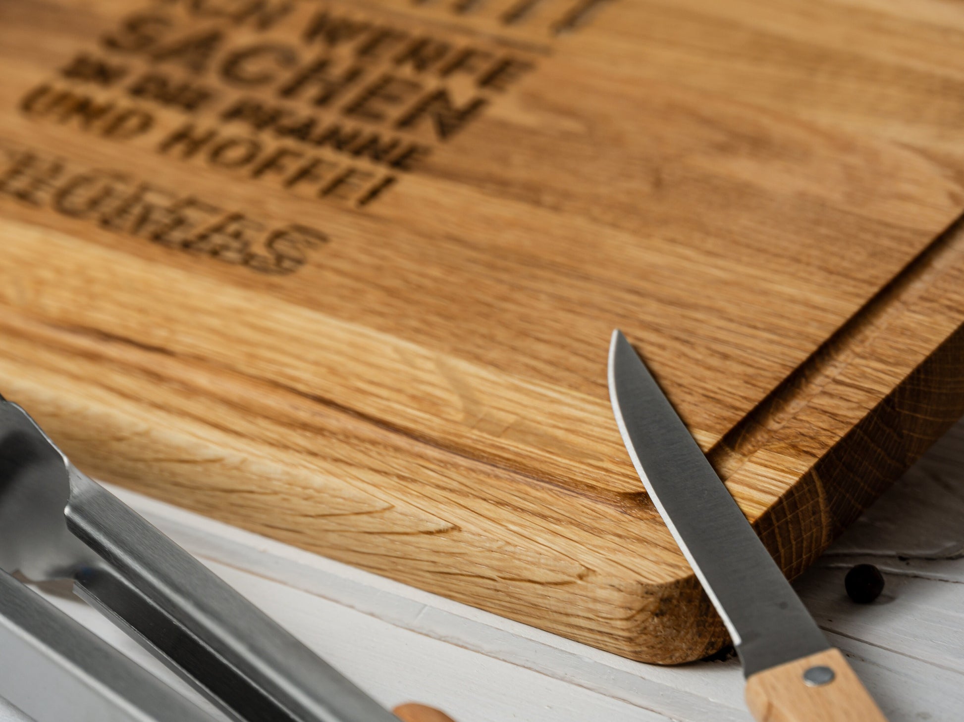 ICH KOCHE NICHT, personalisiertes Grillbrett, Geschenk Papa, Grillmeister, Geschenkidee Vatertag, Männergeschenk+Namen+Wunschmotiv, 40x25x2