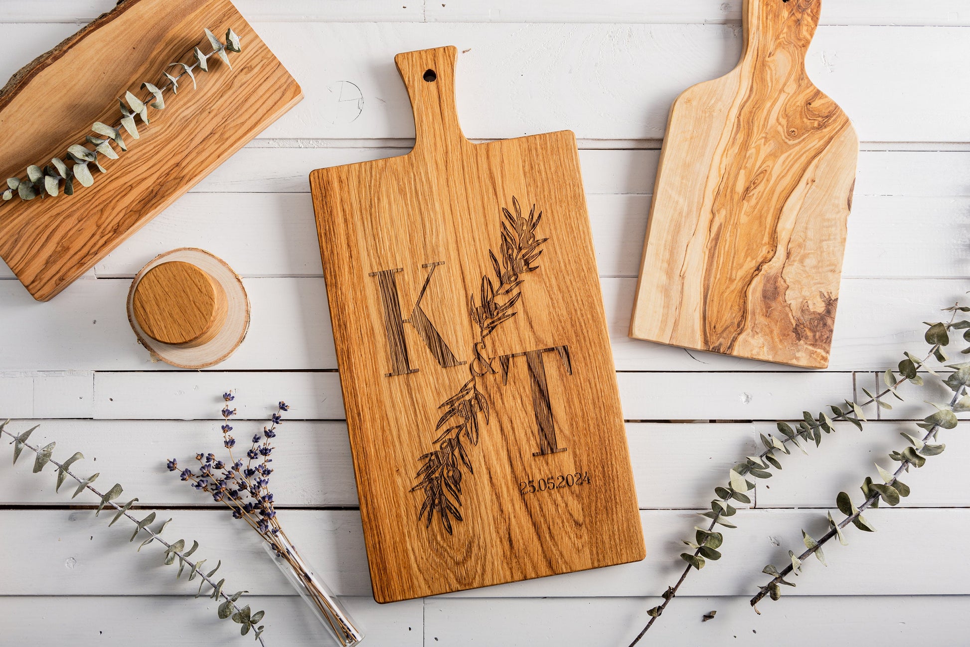 Hochzeitsgeschenk mit Initialen, personalisiertes Holzschild zur Hochzeit, Silberhochzeit, Goldene Hochzeit, Brautpaar, Hochzeitsdatum