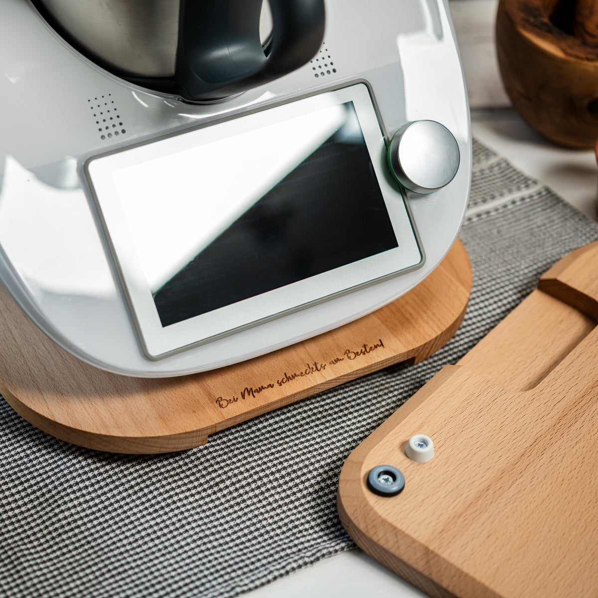 Gleitbrett Thermomix TM6 TM5, Küche Geschenk, Thermomix Zubehör, Gesch – Holz&Herzig