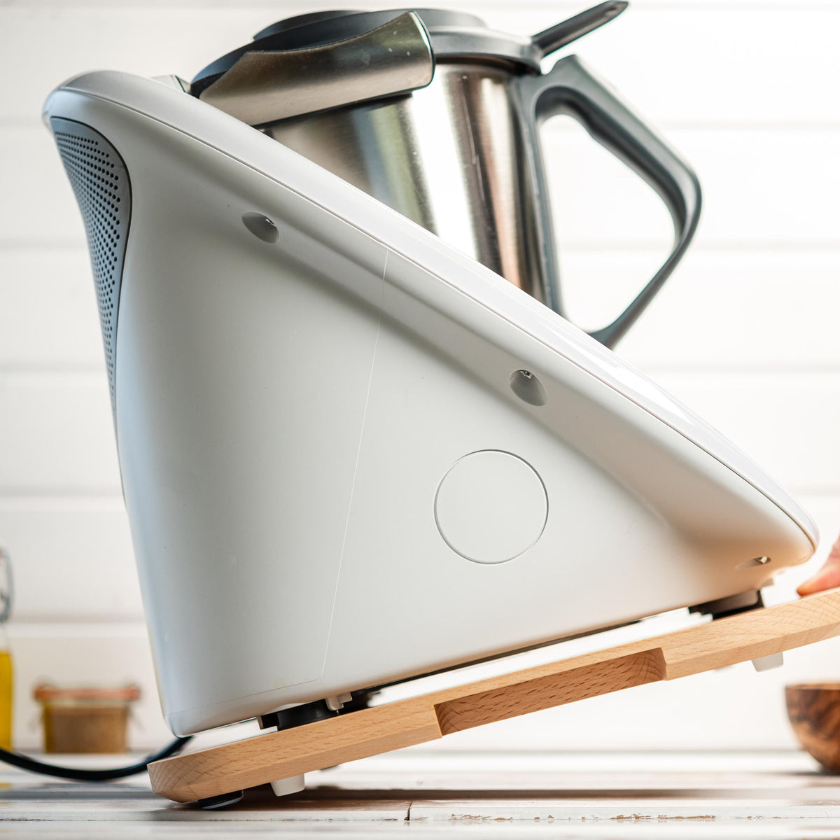 Gleitbrett Thermomix TM6 TM5, Küche Geschenk, Thermomix Zubehör, Gesch – Holz&Herzig
