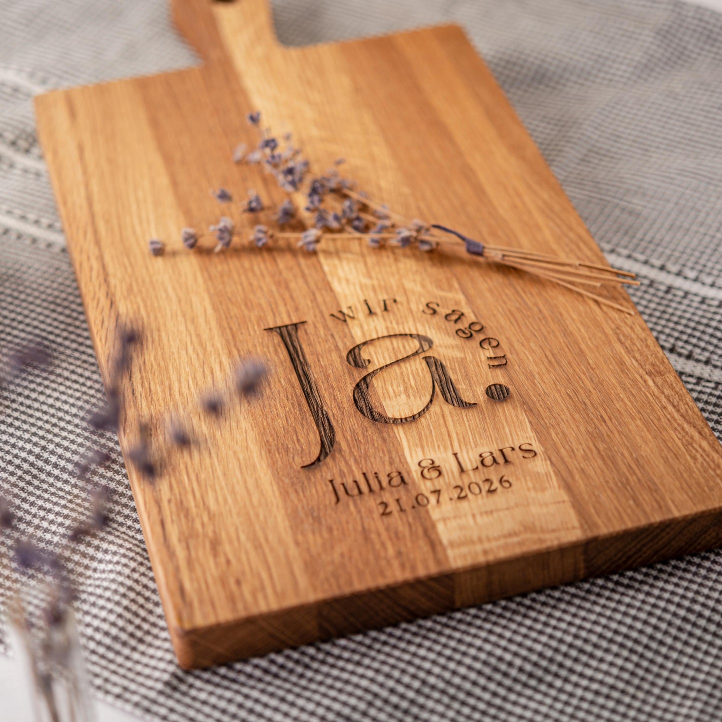 Schneidebrett Hochzeit, Wir sagen JA, Holzbrett Hochzeitstag, personalisiert, Hochzeitsgeschenk, Geschenk Brautpaar, Geldgeschenk Hochzeit